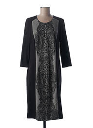 Rochie midi mâneci 3/4 mâneci 3/4 negru PAUPORTÉ femme