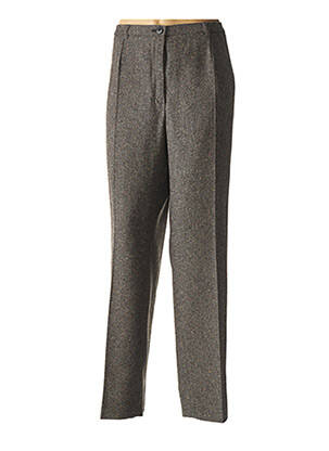 Pantalon slim talie elastică maro WEINBERG femeie