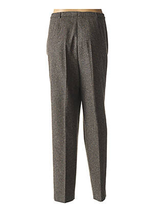 Pantalon slim talie elastică maro WEINBERG femeie