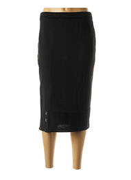 Fustă midi elasticitate negru PAUPORTÉ femme
