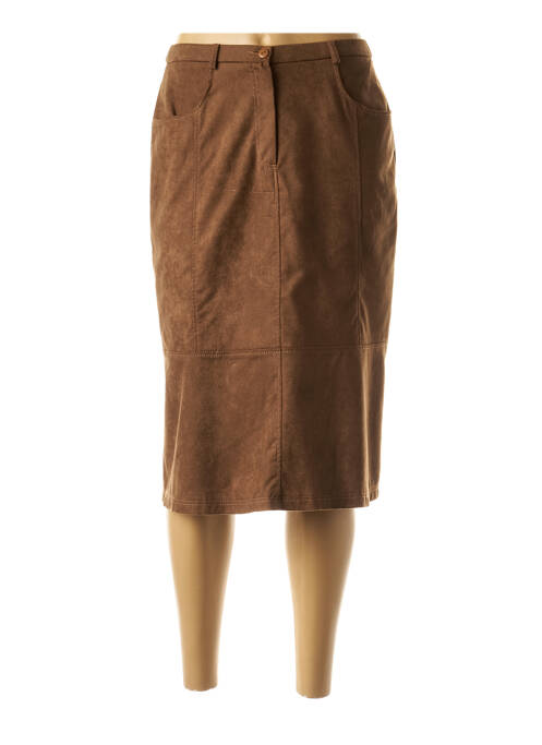 Fustă midi maro PAUPORTÉ femeie