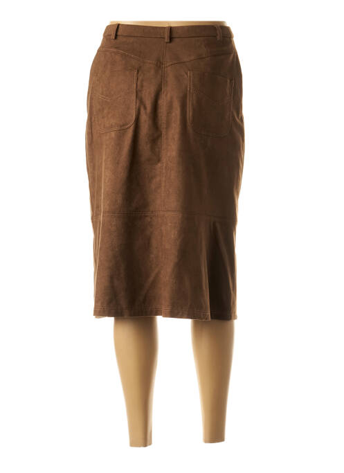 Fustă midi maro PAUPORTÉ femeie