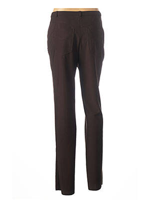 Pantalon drept elasticitate mărime normală maro PAUPORTÉ femeie
