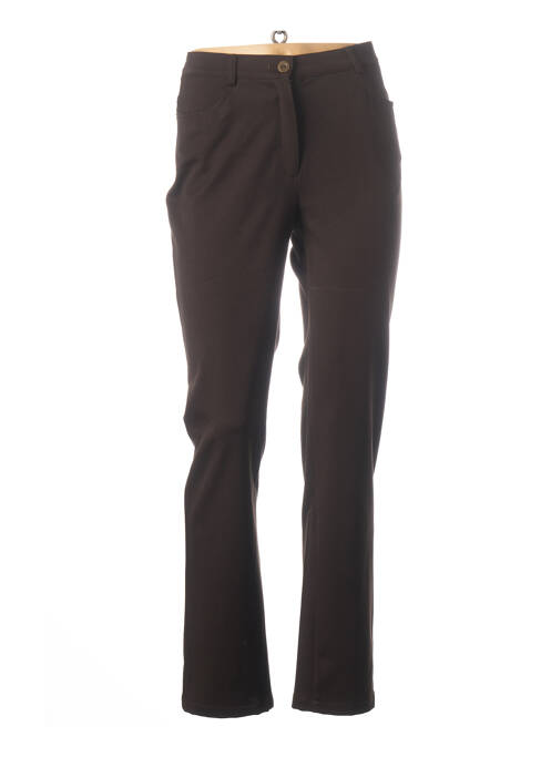 Pantalon drept elasticitate maro WEINBERG femme