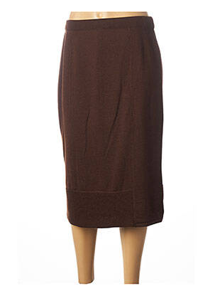 Fustă midi maro PAUPORTÉ femeie
