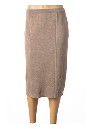 Fustă midi bej PAUPORTÉ femeie