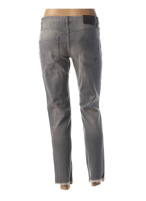 Blugi cu croială slim gri BSB femeie