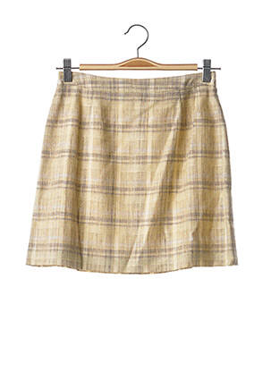 Fustă scurtă galben TEENFLO femeie