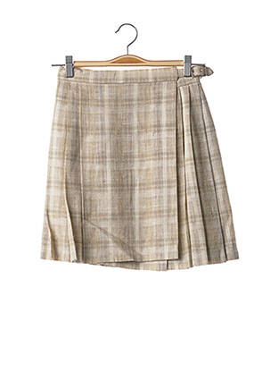 Fustă scurtă bej TEENFLO femeie