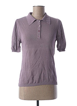 Polo violet STEFAN GREEN femeie