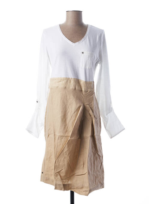 Rochie midi alb LADY CAPTAIN femeie