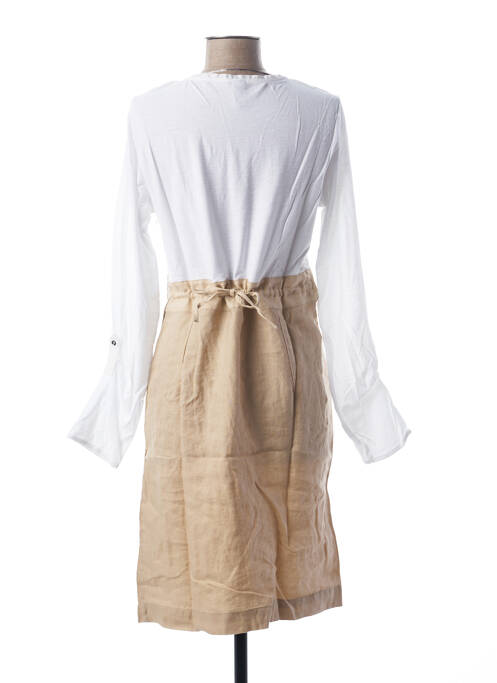 Rochie midi alb LADY CAPTAIN femeie