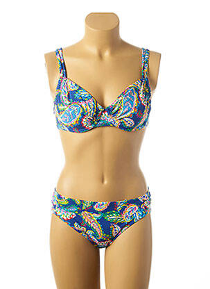 Costum de baie din două piese albastru BELCOR femeie