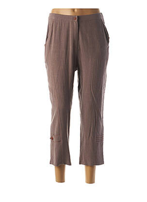 Pantalon trei sferturi maro GUY DUBOUIS femeie