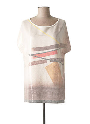 Tricou bej ELEONORA AMADEI femeie