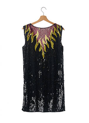 Rochie scurtă fără mâneci fără mâneci negru SANS MARQUE femeie
