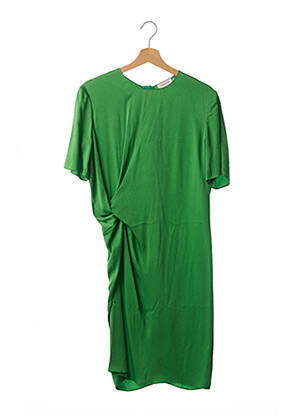 Rochie midi închidere cu fermoar la spate verde LANVIN femeie