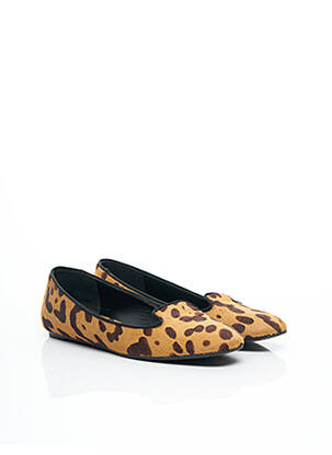 Mocasini toc plat până la 3 cm bej GIAMBATTISTA VALLI femeie