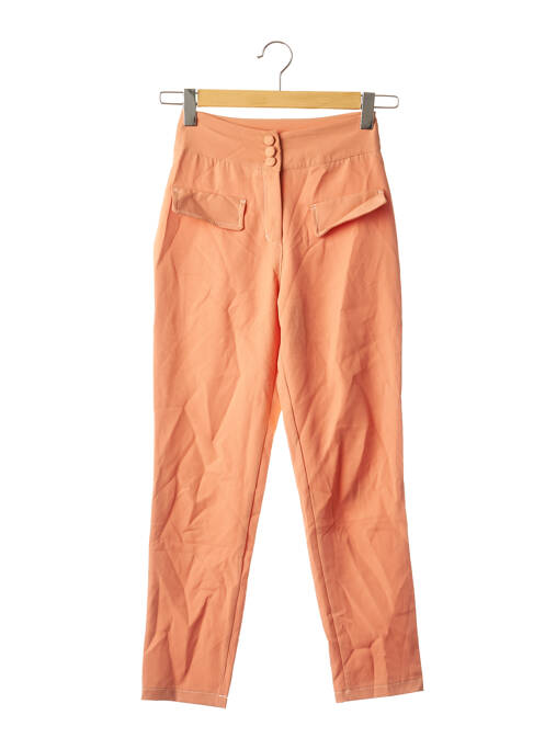 Pantalon 7/8 portocaliu MADE IN ITALY femeie