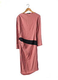 Rochie midi mâneci lungi mâneci lungi roz CLIPS femeie