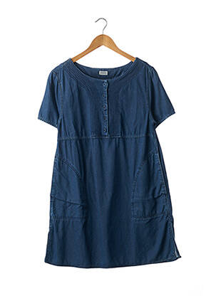 Rochie scurtă mâneci scurte mâneci scurte albastru ACNE STUDIOS femeie