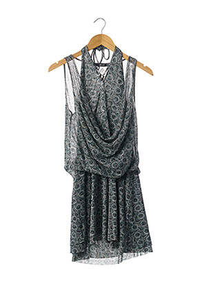 Rochie midi imprimeu fantezie fără mâneci verde LIU JO femeie