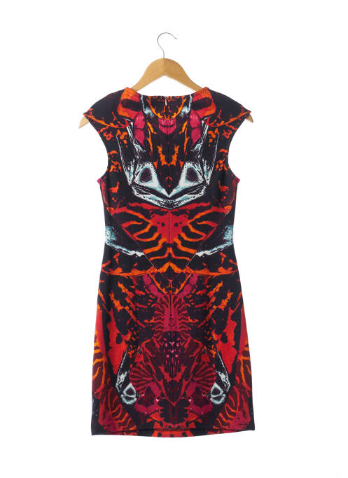Rochie scurtă portocaliu ALEXANDER MCQUEEN femeie