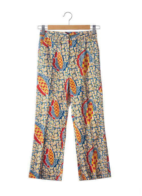 Pantalon drept galben STELLA JEAN femeie