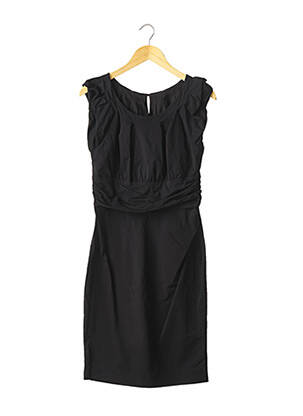 Rochie midi mâneci scurte mâneci scurte negru DIANE VON FURSTENBERG femeie