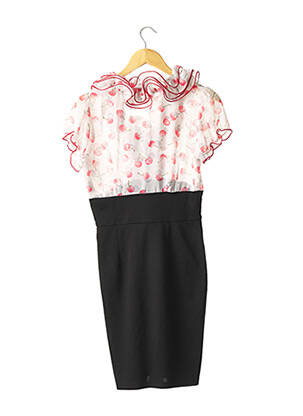 Rochie midi imprimeu fantezie negru ASHWI femeie