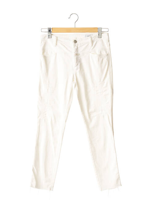 Pantalon slim mărime normală mărime normală alb CLOSED femme
