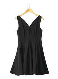 Rochie midi fără mâneci fără mâneci negru MOLLY BRACKEN femeie