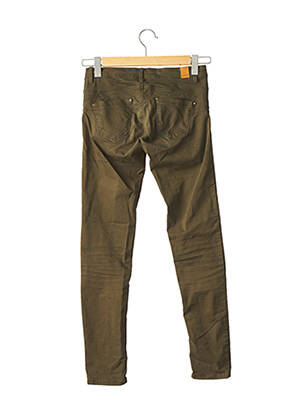 Pantalon 7/8 elasticitate talie joasă verde STRADIVARIUS femeie
