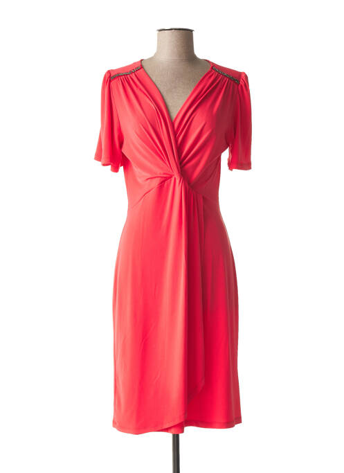 Rochie midi croială cambrată portocaliu LA FEE MARABOUTEE femme