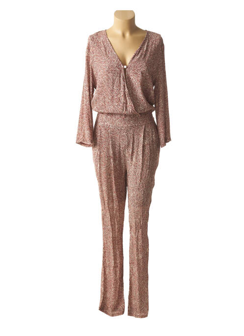 Salopetă-pantalon închidere cu nasturi pe față maro LA FEE MARABOUTEE femme