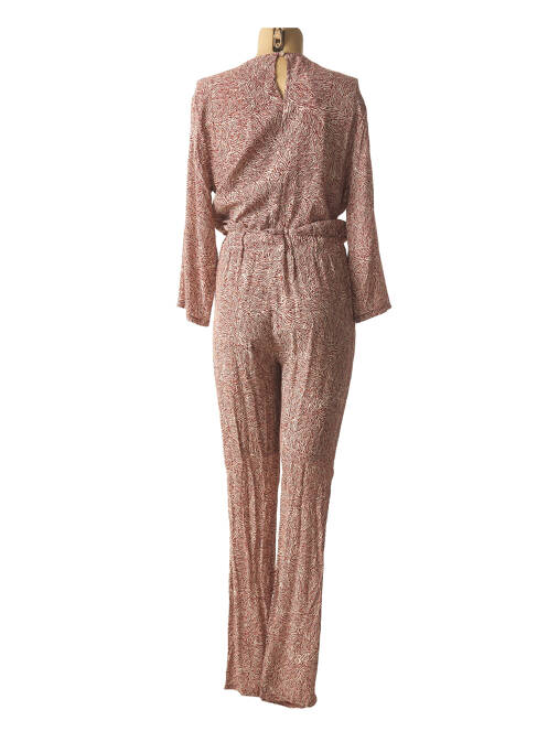 Salopetă-pantalon închidere cu nasturi pe față maro LA FEE MARABOUTEE femme