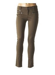 Pantalon slim talie joasă talie joasă verde ZAPA femme
