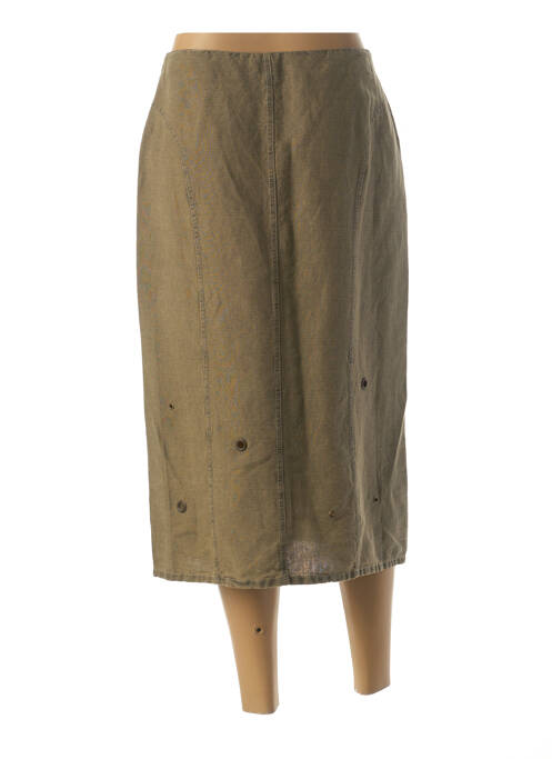 Fustă midi verde DP JEANS femeie