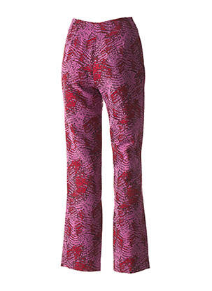 Pantalon croială dreaptă roz LES SOLEILS D'ARLES femeie