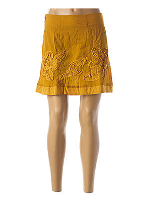 Fustă scurtă galben VIRGINIE & MOI femeie