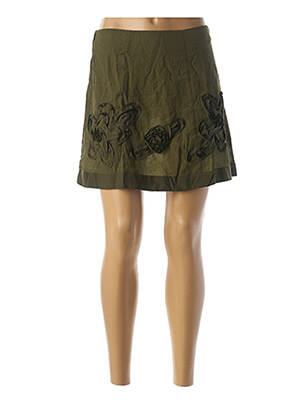 Fustă scurtă verde VIRGINIE & MOI femeie