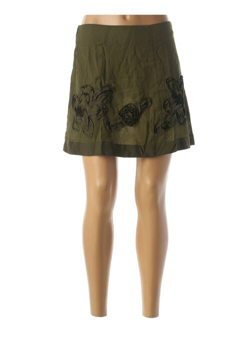 Fustă scurtă verde VIRGINIE & MOI femeie