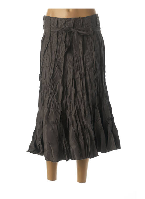 Fustă midi gri FRANSTYLE femeie