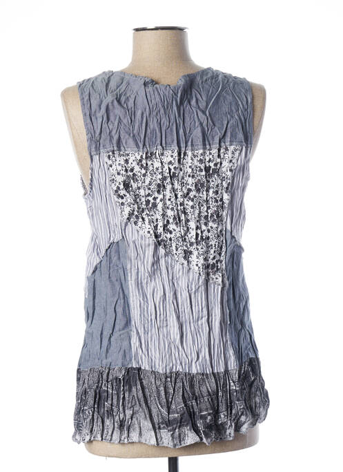 Top albastru GLAMZ femeie