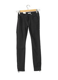 Blugi skinny elasticitate talie joasă negru TIMEZONE femme