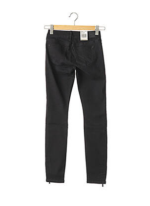 Blugi skinny elasticitate talie joasă negru TIMEZONE femeie