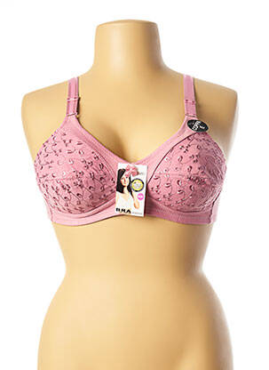 Sutien fără armatură fără armatură roz ROSA JUNIO femeie