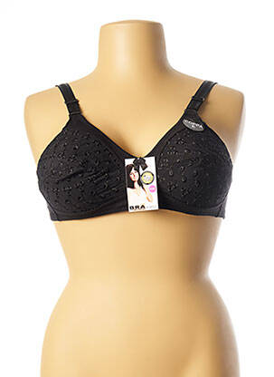Sutien fără armatură fără armatură negru ROSA JUNIO femeie
