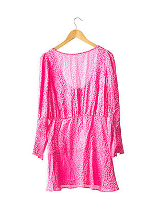 Rochie midi mâneci lungi mâneci lungi roz RIXO femeie