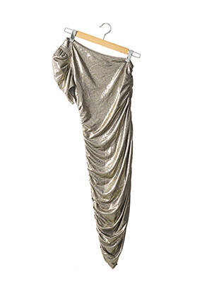 Rochie midi fără mâneci fără mâneci bej HOUSE OF HARLOW femeie